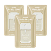 Touchland front packaging showing three Beach Coco travel mists and convenience