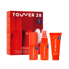 Tower 28 kit frontal mostrando los tres minis y facilidad de viaje