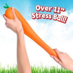 Toymendous Squishy Carrot detalle de textura y espuma para tacto suave