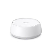 TP‑Link Deco BE25 front view showing sleek design and fast mesh signal