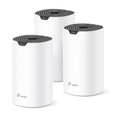 TP‑Link Deco S4 front view showing minimalist design and easy placement benefit