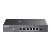 TP-Link ER707-M2 front panel showing LEDs and model for easy identification and monitoring