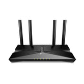 TP‑Link Archer AX10 front view showing status LEDs and compact design for reliable home Wi‑Fi