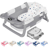 TPN front view of collapsible baby bathtub showing compact design and quick setup