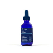 Trace Minerals botella frontal mostrando etiqueta y tamaño, confianza de marca