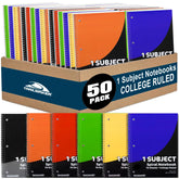 Trail maker vista frontal del pack de 50 cuadernos, ahorro inmediato