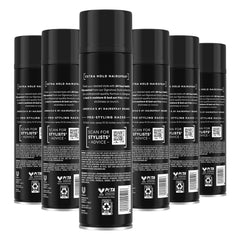 TRESemmé nozzle closeup demonstrating fine mist spray for even coverage