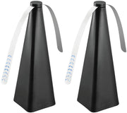 Treva ventilador frontal mostrando diseño y color negro, protección contra insectos