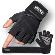 Trideer guantes vista frontal con empaque mostrando ajuste y diseño cómodo