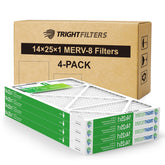 TRIGHTFILTERS front packaging view showing compact 4-pack and clear labeling benefit