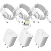 TrimDish frente del paquete mostrando los tres cables y adaptadores, fácil identificación