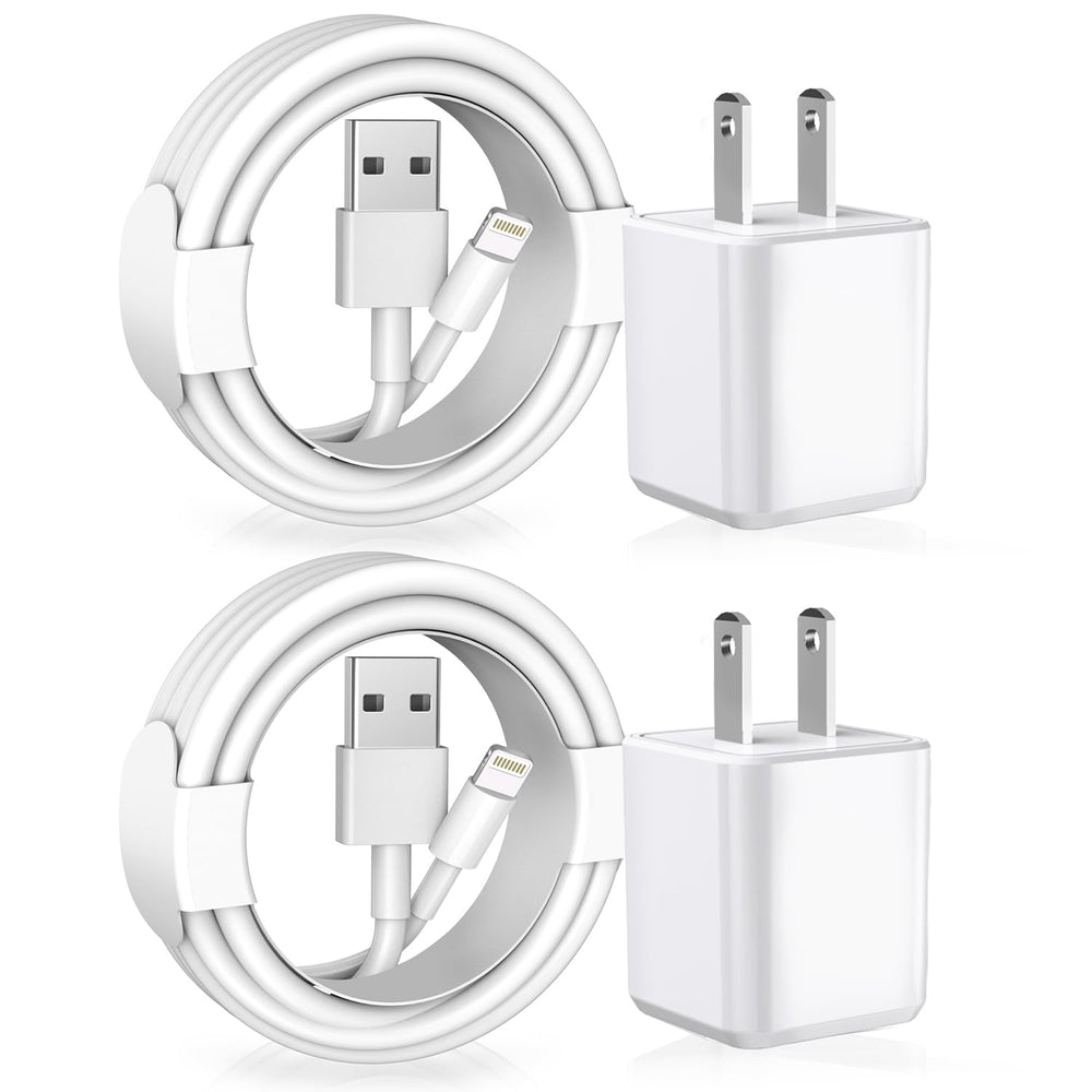 TrimDish paquete frontal con dos cables y dos cargadores para carga segura