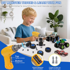 Trovogil taladro eléctrico en mano de niño, promueve habilidades motoras