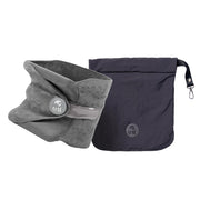 Trtl front view packaged grey showing compact travel benefit