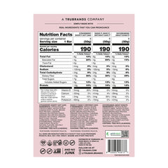 TRUBAR barra abierta mostrando miga y relleno, evidencia de ingredientes reales