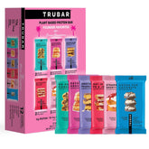 TRUBAR pack frontal mostrando las 12 barras y variedad de sabores, conveniencia inmediata
