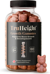 TruHeight front packaging showing watermelon gummies and benefits