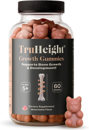 TruHeight front packaging showing watermelon gummies and benefits