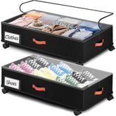 Tsinglax front view of closed underbed storage showing neat organization benefit