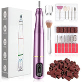 TUOBEO vista frontal del kit con accesorios para manicura profesional