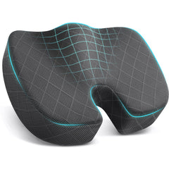 TushGuard vista frontal del cojín mostrando perfil ergonómico y confort