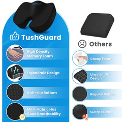 TushGuard funda con cremallera extraíble, fácil lavado y transpirabilidad