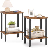TUTOTAK front view of both tables showing compact storage benefit