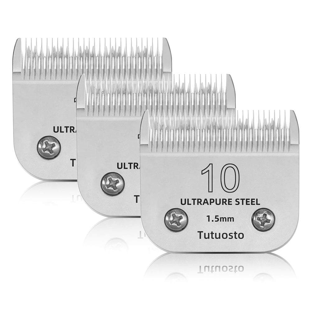 Tutuosto cuchilla pack frontal mostrando tres unidades y compatibilidad