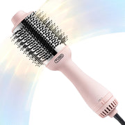 TYMO front view pink styler showing compact design and multi-function benefit