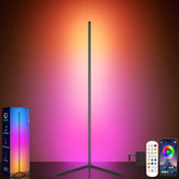Tyute front view corner lamp creating vibrant room ambiance and flexible moods