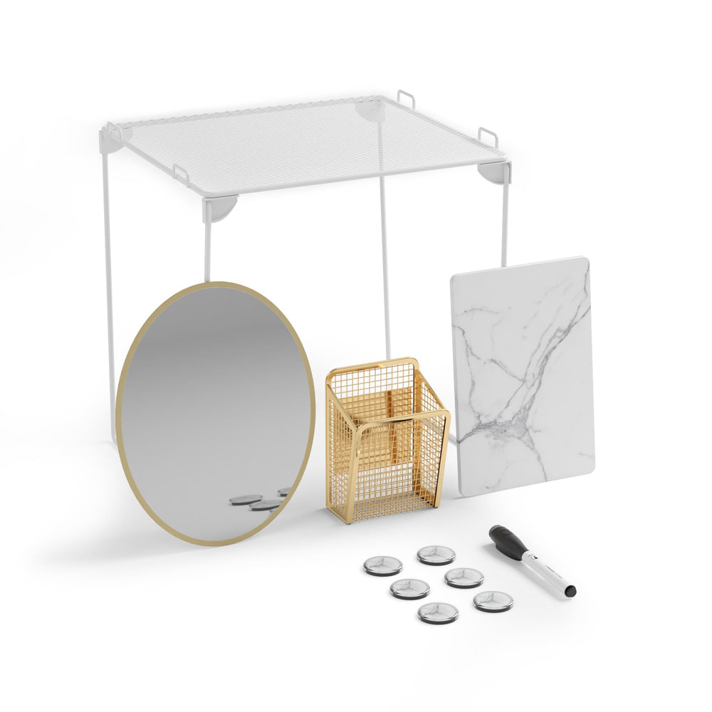 U Brands kit casillero frontal mostrando organización elegante y funcionalidad