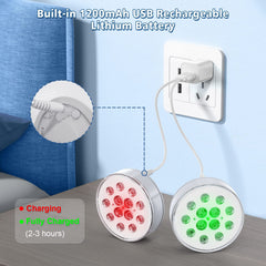 U UZOPI close-up of 13 LED beads revealing bright output and smooth color blending