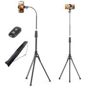 UBeesize front view of assembled tripod showing full setup and portability benefits