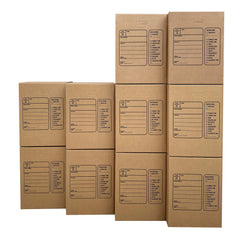 Uboxes textura del cartón corrugado reciclado mostrando durabilidad