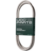 UDC Mower Belts frente del empaque con identificación y ajuste exacto