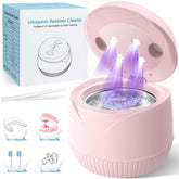 UEOFEN front view pod showing compact pink housing and easy-access lid for tidy storage and cleaning