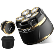 Ufree vista frontal del cuerpo de la afeitadora con diseño ergonómico y control sencillo