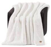 UGG Euphoria throw front folded showing plush luxury and cozy warmth