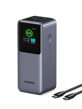 UGREEN Nexode front view showing compact column design and brand, ideal portability