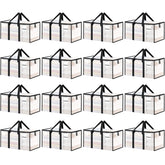 ukeetap vista frontal del pack de 16 bolsas, organiza y ahorra espacio