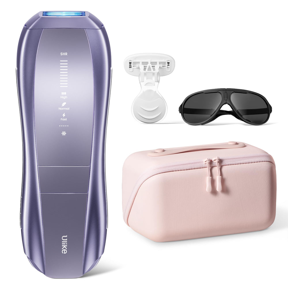 Ulike Air 10 vista frontal con estuche, muestra diseño y fácil almacenamiento