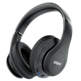 Uliptz vista frontal del auricular mostrando diseño plegable y apariencia profesional