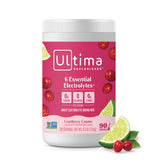 Ultima Replenisher canister front view showing label and serving count for easy identification