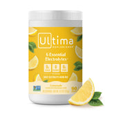 Ultima Replenisher envase frontal muestra 90 raciones y beneficio de conveniencia