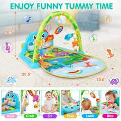 UMIKU arch and detachable hanging rattles encouraging grasping