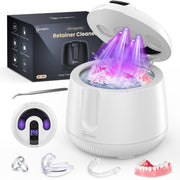 UMPOPO ultrasonic cleaner front view showing compact pod and controls for easy cleaning