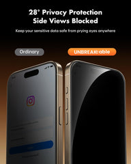 UNBREAKcable primer plano del vidrio templado mostrando borde y corte preciso