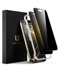 UNBREAKcable protector frontal en paquete mostrando ajuste y sellado