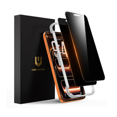 UNBREAKcable vista frontal del pack con doble protector y beneficio privacidad