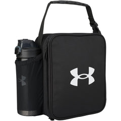Under Armour open lunchbox showing rigid insulated liner for easy cleaning and cooling
